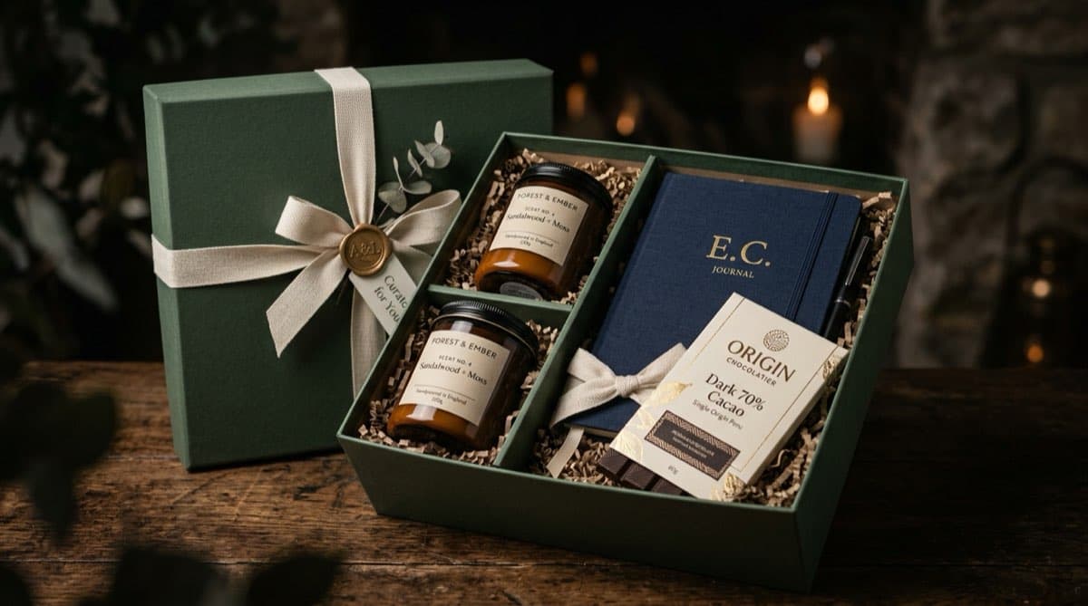 A thoughtfully curated gift box